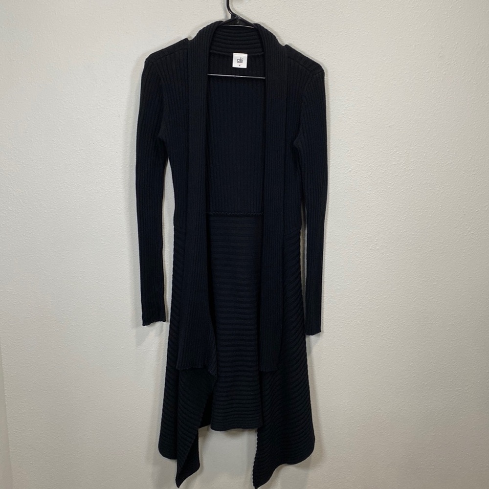 Cabi 3164 cardigan black open front